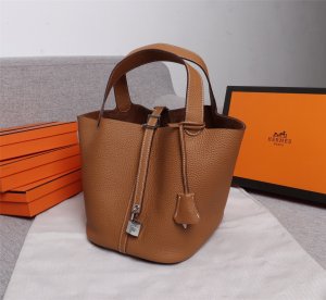 HERMES HANDBAG PICOTIN brown HERMES HANDBAG PICOTIN brown