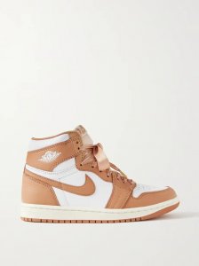 Air Jordan 1 Retro mesh-trimmed leather high-top sneakers Air Jordan 1 Retro mesh-trimmed leather high-top sneakers