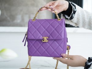 CHANEL HANDBAG purple CHANEL HANDBAG purple