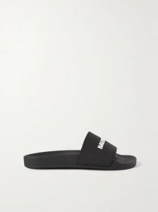 Piscine logo-embossed rubber slides Piscine logo-embossed rubber slides