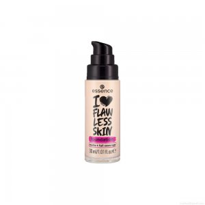 Base Líquida Matte Essence I Love Flawless Skin FPS 20 10 Light Porcelain 30 ml Base Líquida Matte Essence I Love Flawless Skin FPS 20 10 Light Porcelain 30 ml