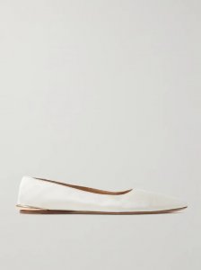 Fleur embellished canvas ballet flats Fleur embellished canvas ballet flats