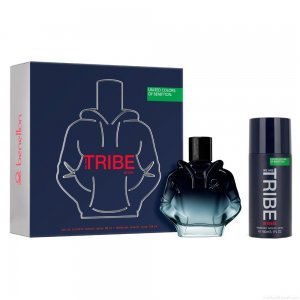 Kit Perfume Benetton United Colors We Are Tribe Intense Eau de Parfum Masculino 90 ml + Desodorante 150 ml Kit Perfume Benetton United Colors We Are Tribe Intense Eau de Parfum Masculino 90 ml + Desodorante 150 ml