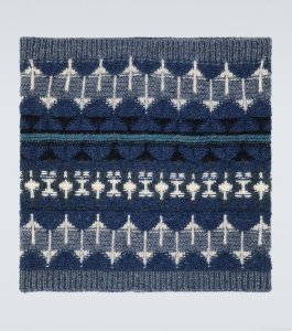 Loro PianaNoel Fair Isle cashmere collar Loro PianaNoel Fair Isle cashmere collar