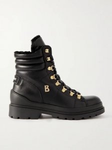 St. Moritz 9 shearling-lined leather ankle boots St. Moritz 9 shearling-lined leather ankle boots