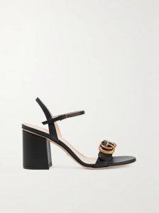 Marmont logo-embellished leather sandals Marmont logo-embellished leather sandals