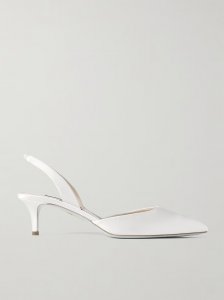 So Nude 50 satin slingback pumps So Nude 50 satin slingback pumps