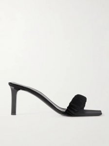 Pam velvet and satin mules Pam velvet and satin mules