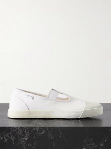 Tabi On the Deck distressed canvas sneakers Tabi On the Deck distressed canvas sneakers