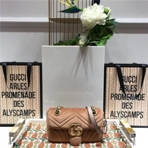 Gucci GG Marmont Velvet Mini Bag Taupe Velvet Gucci GG Marmont Velvet Mini Bag Taupe Velvet