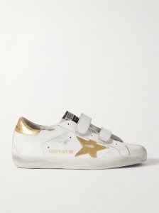 Old School distressed leather sneakers Old School distressed leather sneakers