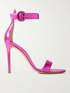 Portofino 105 metallic leather sandals Portofino 105 metallic leather sandals