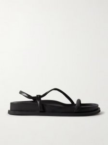 Twist leather slingback sandals Twist leather slingback sandals