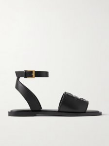 4G Liquid logo-embossed leather sandals 4G Liquid logo-embossed leather sandals