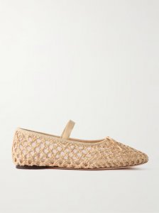 Leonie woven raffia ballet flats Leonie woven raffia ballet flats