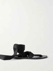 Satin-jersey sandals Satin-jersey sandals