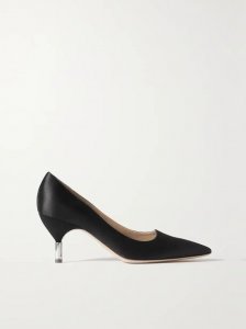 + NET SUSTAIN Inaya embellished satin pumps + NET SUSTAIN Inaya embellished satin pumps