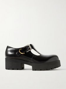 Voyou Baby leather platform Mary Jane pumps Voyou Baby leather platform Mary Jane pumps