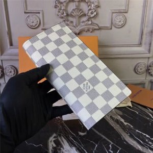 Louis Vuitton Brazza Wallet Damier Coastline Canvas Louis Vuitton Brazza Wallet Damier Coastline Canvas