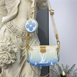 Louis Vuitton Multi Pochette Accessoires Blue Louis Vuitton Multi Pochette Accessoires Blue