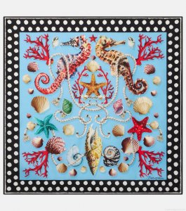 Dolce&GabbanaCapri printed silk twill scarf Dolce&GabbanaCapri printed silk twill scarf
