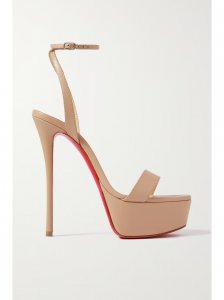 Loubi Queen Alta 150 leather platform pumps Loubi Queen Alta 150 leather platform pumps