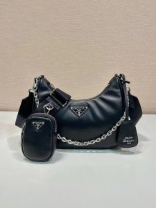 Prada Padded Nappa Leather Black 1BH204 Prada Padded Nappa Leather Black 1BH204