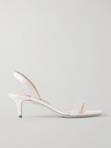 So Nude 50 satin slingback sandals So Nude 50 satin slingback sandals