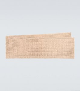 Loro PianaCamel hair and silk scarf Loro PianaCamel hair and silk scarf