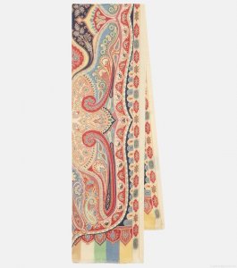EtroPaisley cashmere and silk scarf EtroPaisley cashmere and silk scarf
