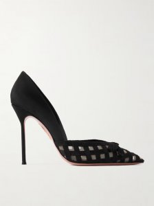 Romance 105 grosgrain and mesh pumps Romance 105 grosgrain and mesh pumps