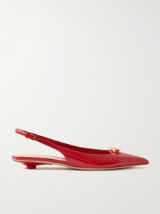 VLOGO Bold 20 embellished patent-leather pumps VLOGO Bold 20 embellished patent-leather pumps