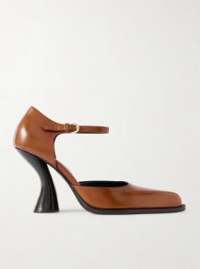 Mary Jane leather point-toe pumps Mary Jane leather point-toe pumps