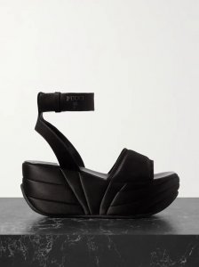 Satin platform sandals Satin platform sandals