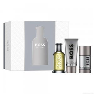 Kit Hugo Boss Bottled Edt Perfume Masculino 100 ml + Desodorante 75 ml + Gel de Banho 75 ml Kit Hugo Boss Bottled Edt Perfume Masculino 100 ml + Desodorante 75 ml + Gel de Banho 75 ml