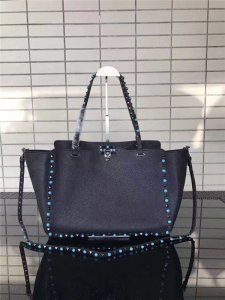 Valentino Rockstud Rolling Black with turquoise stone Valentino Rockstud Rolling Black with turquoise stone