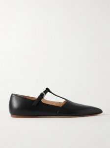 Lola Ballerina leather Mary Jane point-toe flats Lola Ballerina leather Mary Jane point-toe flats