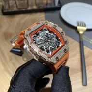 Richard Mille RM035-AMERICA5 Full Diamond-set Skeleton Watch Richard Mille RM035-AMERICA5 Full Diamond-set Skeleton Watch