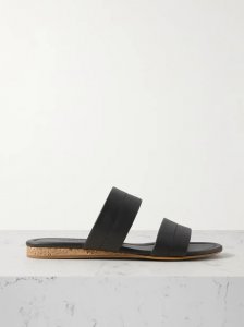 Lora leather slides Lora leather slides