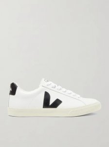 + NET SUSTAIN Esplar rubber-trimmed leather sneakers + NET SUSTAIN Esplar rubber-trimmed leather sneakers