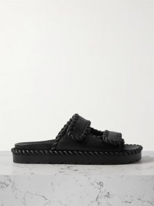 Jack braided leather slides Jack braided leather slides