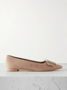 Maysale suede point-toe flats Maysale suede point-toe flats