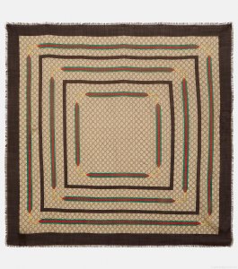 GucciGG wool and silk scarf GucciGG wool and silk scarf
