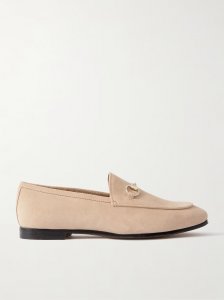 Jordaan horsebit-detailed suede loafers Jordaan horsebit-detailed suede loafers
