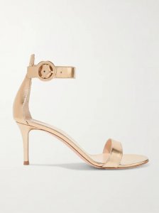 Portofino 70 metallic leather sandals Portofino 70 metallic leather sandals