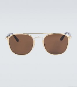 Cartier Eyewear CollectionC de Cartier aviator sunglasses Cartier Eyewear CollectionC de Cartier aviator sunglasses