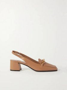 Diamond Tilda 45 embellished leather slingback pumps Diamond Tilda 45 embellished leather slingback pumps