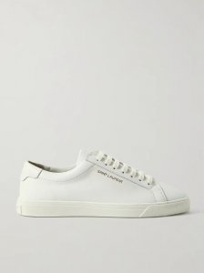 Andy logo-print leather sneakers Andy logo-print leather sneakers