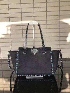 Valentino Rockstud Rolling Black with turquoise stones Valentino Rockstud Rolling Black with turquoise stones