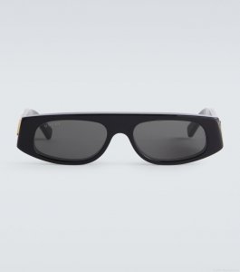 GucciLogo flat-top sunglasses GucciLogo flat-top sunglasses